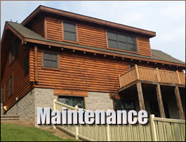  Webster, North Carolina Log Home Maintenance